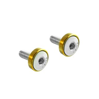 Schrauben gold für eloxierte Strebe, Aufbockgriff am Gepäckträger für Simson S51 S50 S70