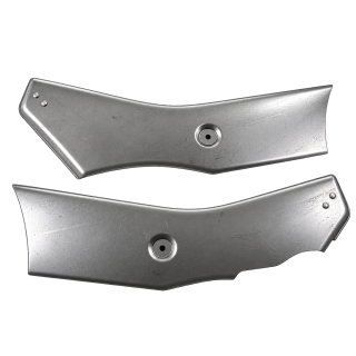 Seitenbleche blank für Simson SR4-1 Spatz SR4-2 Star Verkleidung Motor Getriebe Vergaser echt Blech