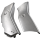 Seitenbleche blank für Simson SR4-1 Spatz SR4-2 Star Verkleidung Motor Getriebe Vergaser echt Blech