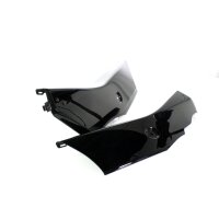 Seitenbleche schwarz für Simson SR4-1 Spatz SR4-2 Star Verkleidung Motor Getriebe Vergaser echt Blech