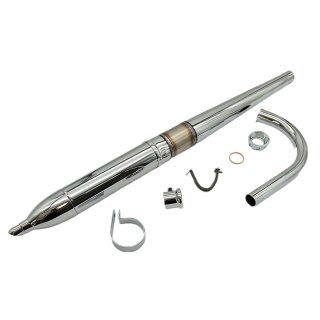 ZT-Tuning Auspuff chrom für Simson SR1 SR2 E SR4-1 Spatz S/K KR50
