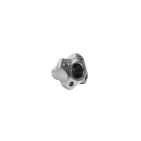 Eloxierte Tuning Verstellschraube silber eloxiert für Simson S51 S50 KR51 Schwalbe SR50 S53 Star Sperber Habicht Stellmutter Bremse Bremsgestänge Bremsstange