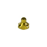 Eloxierte Tuning Verstellschraube gold eloxiert für Simson S51 S50 KR51 Schwalbe SR50 S53 Star Sperber Habicht Stellmutter Bremse Bremsgestänge Bremsstange