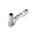 ZAP Competition Alu CNC Kickstarter silber eloxiert für Simson S51 S50 S70 S53 S83 Enduro Tuning