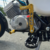 ZAP Competition Alu CNC Kickstarter gold eloxiert für Simson S51 S50 S70 S53 S83 Enduro Tuning
