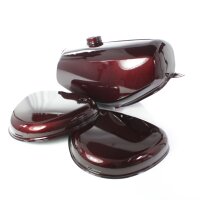 Premium Lackset Tank + Seitendeckel candy red metallic...