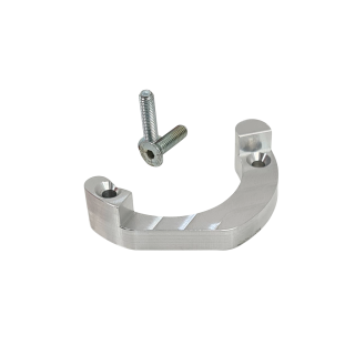 Lenkanschlag silber, ohne Schlosskasten für Tuning Gen2 CNC Gabelbrücke für Simson S51 S70 S50 S53 S83 Lenkung Telegabel Gabelführung