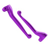 Griffe Lila für Simson S51 SR50 S50 S70 KR51/2 Schwalbe S53 SR80 Bremse Kupplung Hebel Alu massiv Vollmaterial Handhebel mit Nase Bremslicht Taster