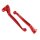 Griffe Rot für Simson S51 SR50 S50 S70 KR51/2 Schwalbe S53 SR80 Bremse Kupplung Hebel Alu massiv Vollmaterial Handhebel mit Nase Bremslicht Taster