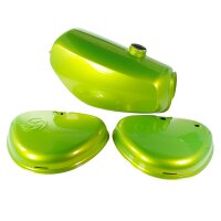 Premium Lackset Tank + Seitendeckel Appletini Green...