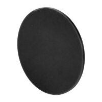 Acrylglas Scheibe 144mm schwarz