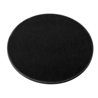 Acrylglas Scheibe 144mm schwarz