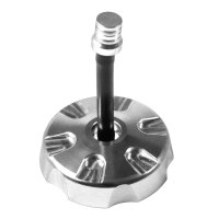 Alu CNC Tuning Tankdeckel siber eloxiert 40mm + Entlüftung für Simson S50 S51 SR50 KR51 Schwalbe