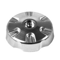 Alu CNC Tuning Tankdeckel siber eloxiert 40mm + Entlüftung für Simson S50 S51 SR50 KR51 Schwalbe