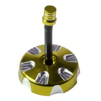 Alu CNC Tuning Tankdeckel gold eloxiert 40mm +...