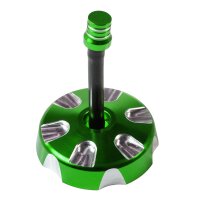 Alu CNC Tuning Tankdeckel grün eloxiert 40mm + Entlüftung für Simson S50 S51 SR50 KR51 Schwalbe