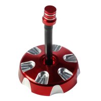 Alu CNC Tuning Tankdeckel rot eloxiert 40mm +...