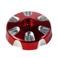 Alu CNC Tuning Tankdeckel rot eloxiert 40mm + Entlüftung für Simson S50 S51 SR50 KR51 Schwalbe