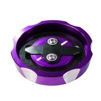 Alu CNC Tuning Tankdeckel lila eloxiert 40mm + Entlüftung für Simson S50 S51 SR50 KR51 Schwalbe