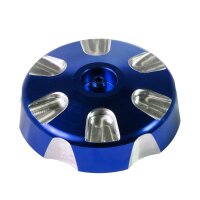 Alu CNC Tuning Tankdeckel blau eloxiert 40mm + Entlüftung für Simson S50 S51 SR50 KR51 Schwalbe