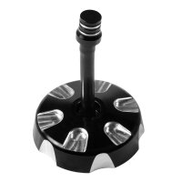 Alu CNC Tuning Tankdeckel schwarz eloxiert 40mm +...
