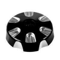 Alu CNC Tuning Tankdeckel schwarz eloxiert 40mm + Entlüftung für Simson S50 S51 SR50 KR51 Schwalbe