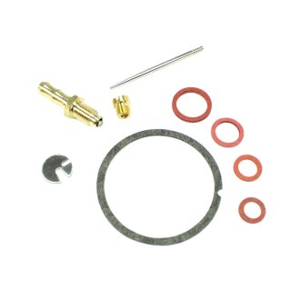 Set Dichtungen + Nadel + Düse 60 + Schwimmernadelventil für Simson Vergaser NKJ 123-4 Spatz SR1 SR2 E KR50 SR4-1 Saptz P/K Reparatur