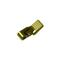Alu CNC Hebel Choke Klappe gold für Simson S50...