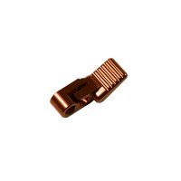Alu CNC Hebel Choke Klappe orange für Simson S50...