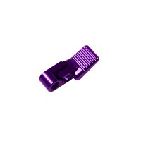 Alu CNC Hebel Choke Klappe lila für Simson S50...
