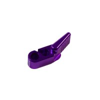 Alu CNC Hebel Choke Klappe lila für Simson S50 KR51/2 Schwalbe S51 S53 Aufnahme Bowdenzug Lenker Start