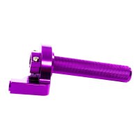 Alu CNC Schnellgasgriff Lila für Simson S51, S50, S53 S83 Rennsport für DDR Berliner, Mikuni, andere Vergaser Cross Motorcross Tuning Enduro universal