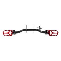 Tuning MX Fußraste Alu Eloxiert rot für Simson S51 S50 S60 S53 S70 Fußrastenträger Sport klappbar Cross