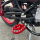 Tuning MX Fußraste Alu Eloxiert rot für Simson S51 S50 S60 S53 S70 Fußrastenträger Sport klappbar Cross