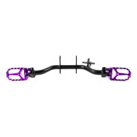 Tuning MX Fußraste Alu Eloxiert lila violett für Simson S51 S50 S60 S53 S70 Fußrastenträger Sport klappbar Cross