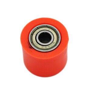 Rolle für Kettenführung rot für Simson S51 S51E S50 S70 S70E 50TS 50SC offene Kette Kettenschleifer