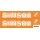 Aufkleber Satz orange transparent Tank Seitendeckel für Simson S51 B