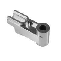 Alu CNC Tuning Distanzstück Silber Knochen hinten...