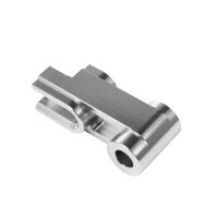 Alu CNC Tuning Distanzstück Silber Knochen hinten Nabe Halter Bremse für Simson S51 SR50 S50 KR51 Schwalbe Star Sperber Habicht Gegenhalter eloxiert