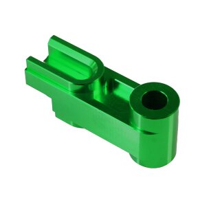 Alu CNC Tuning Distanzstück Grün Knochen hinten Nabe Halter Bremse für Simson S51 SR50 S50 KR51 Schwalbe Star Sperber Habicht Gegenhalter eloxiert