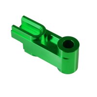 Alu CNC Tuning Distanzstück Grün Knochen hinten...