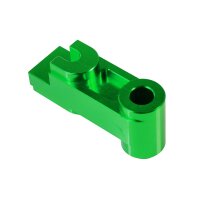 Alu CNC Tuning Distanzstück Grün Knochen hinten Nabe Halter Bremse für Simson S51 SR50 S50 KR51 Schwalbe Star Sperber Habicht Gegenhalter eloxiert