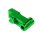 Alu CNC Tuning Distanzstück Grün Knochen hinten Nabe Halter Bremse für Simson S51 SR50 S50 KR51 Schwalbe Star Sperber Habicht Gegenhalter eloxiert