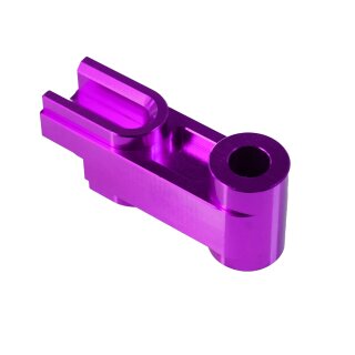 Alu CNC Tuning Distanzstück Lila Knochen hinten Nabe Halter Bremse für Simson S51 SR50 S50 KR51 Schwalbe Star Sperber Habicht Gegenhalter eloxiert