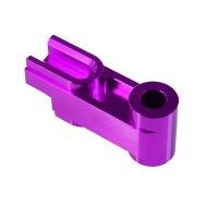 Alu CNC Tuning Distanzstück Lila Knochen hinten Nabe...