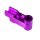 Alu CNC Tuning Distanzstück Lila Knochen hinten Nabe Halter Bremse für Simson S51 SR50 S50 KR51 Schwalbe Star Sperber Habicht Gegenhalter eloxiert
