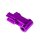 Alu CNC Tuning Distanzstück Lila Knochen hinten Nabe Halter Bremse für Simson S51 SR50 S50 KR51 Schwalbe Star Sperber Habicht Gegenhalter eloxiert