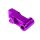 Alu CNC Tuning Distanzstück Lila Knochen hinten Nabe Halter Bremse für Simson S51 SR50 S50 KR51 Schwalbe Star Sperber Habicht Gegenhalter eloxiert