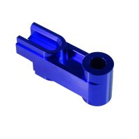 Alu CNC Tuning Distanzstück Blau Knochen hinten Nabe...