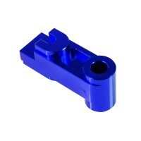 Alu CNC Tuning Distanzstück Blau Knochen hinten Nabe Halter Bremse für Simson S51 SR50 S50 KR51 Schwalbe Star Sperber Habicht Gegenhalter eloxiert